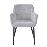 Livingfurn - Eetkamerstoel - Bronco Toffee - Beige - Set van 2