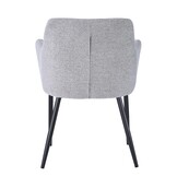 Livingfurn - Eetkamerstoel - Bronco Toffee - Beige - Set van 2