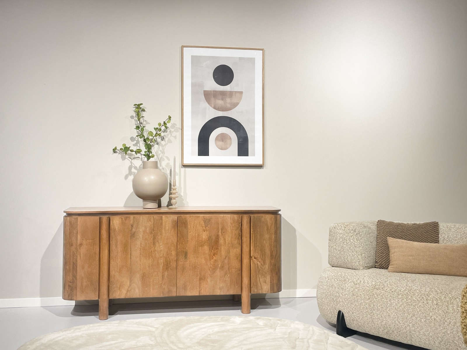 Livingfurn - Dressoir - Salano 170 cm - Bruin
