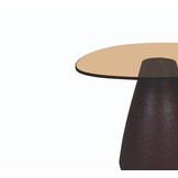 Brix - Bijzettafel - Brix Mylon Brown 50cm - Bruin