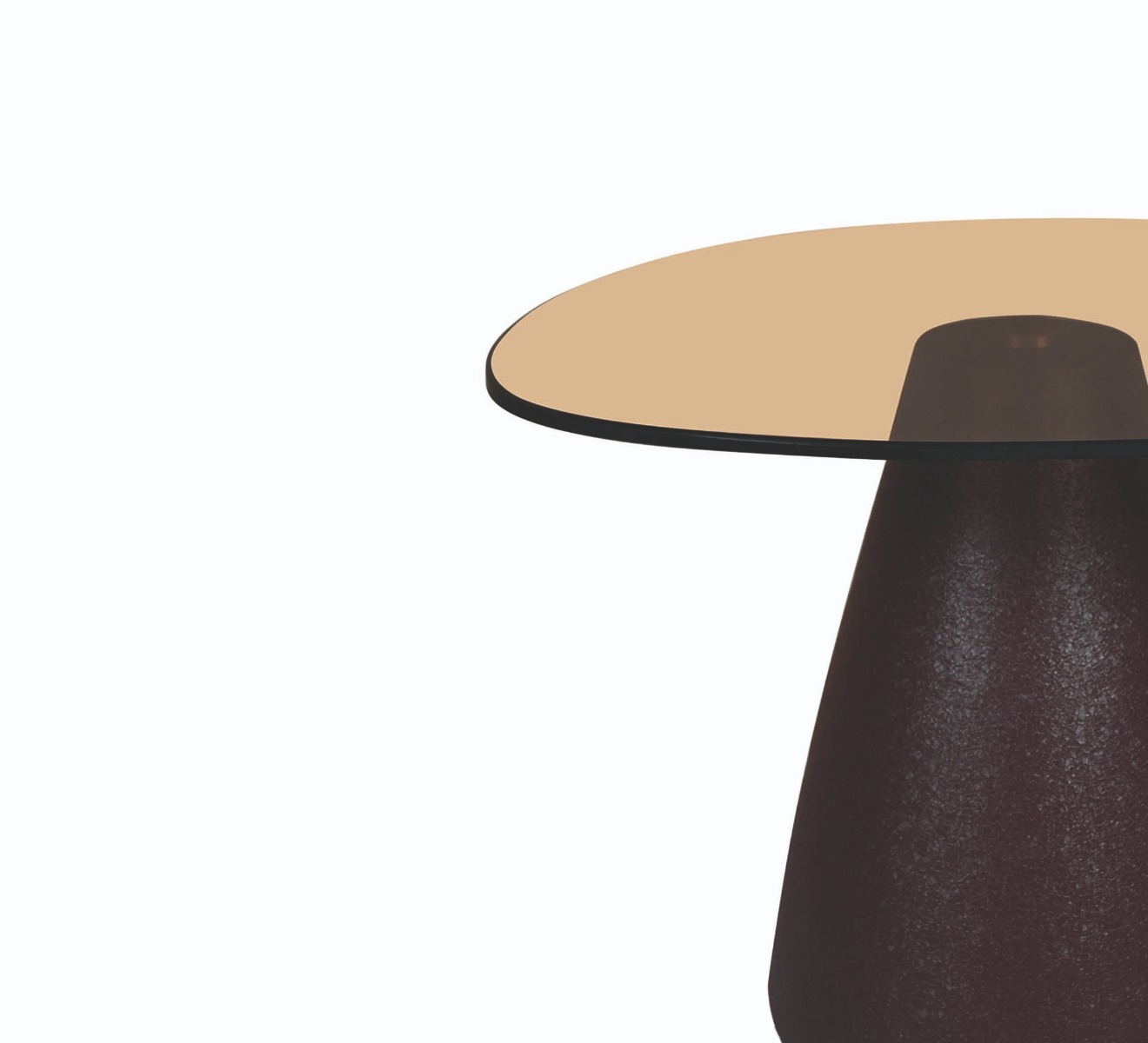 Brix - Bijzettafel - Brix Mylon Brown 50cm - Bruin