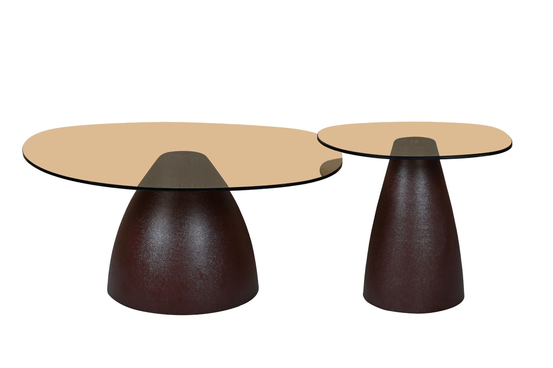 Brix - Bijzettafel - Brix Mylon Brown 50cm - Bruin