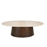Brix - Salontafel - Brix Bottecino Oval 120cm - Beige