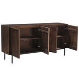 Livingfurn - Dressoir - Ravenstein Brown 180cm - Bruin