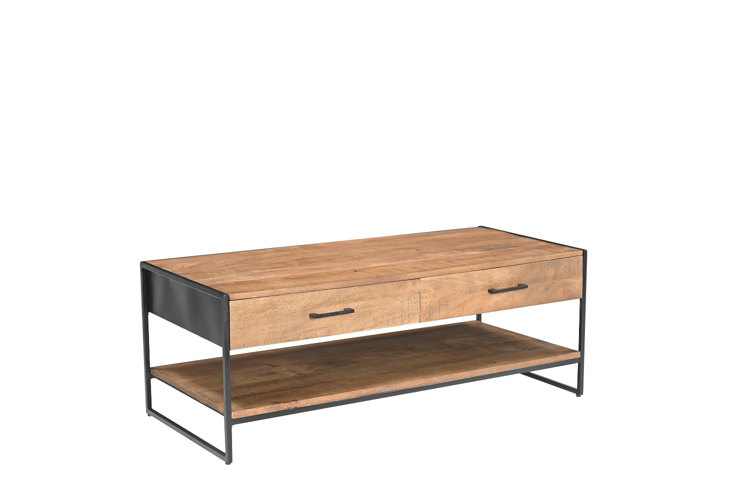 Livingfurn - Salontafel - Elin 120cm - Bruin, Zwart