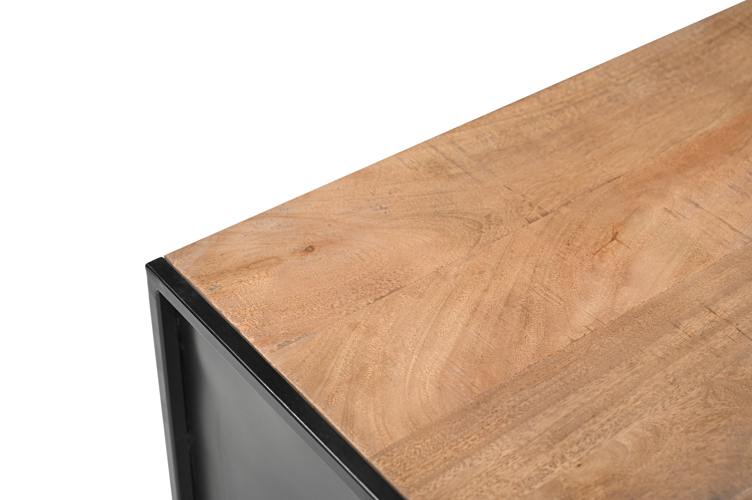 Livingfurn - Salontafel - Elin 120cm - Bruin, Zwart