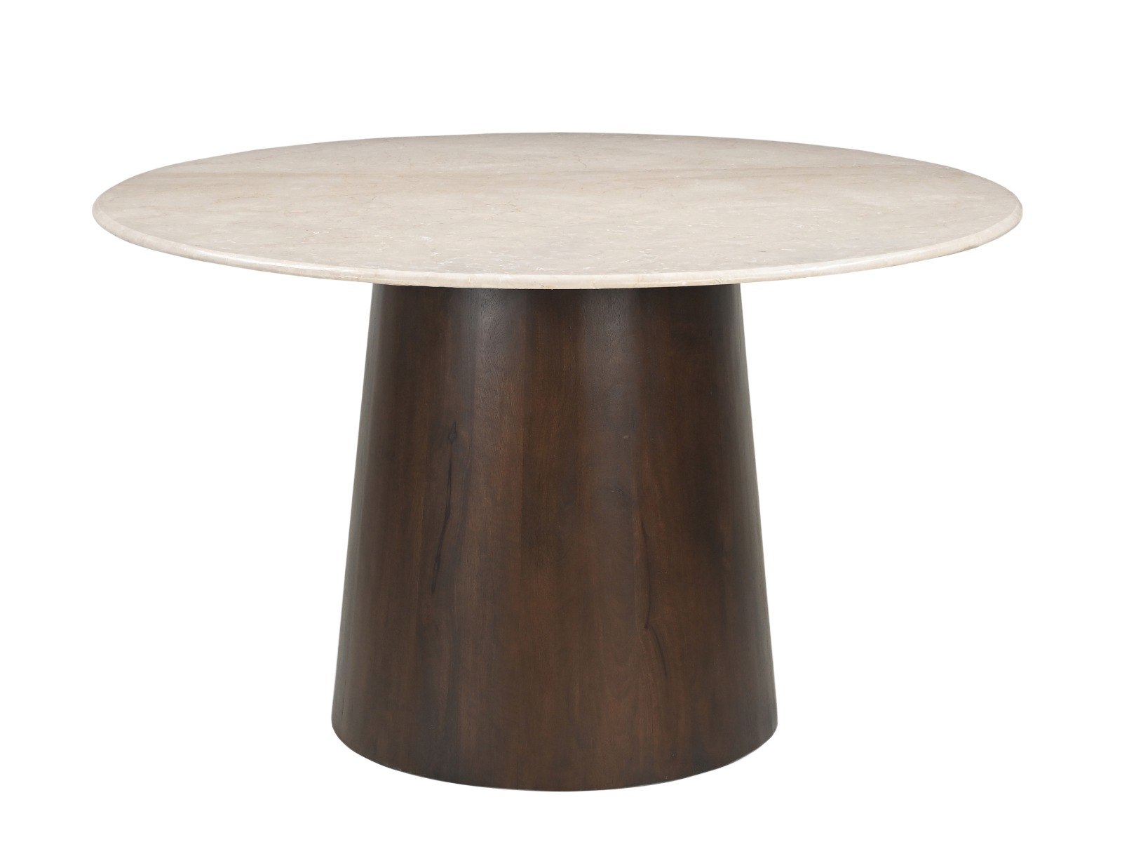 Brix - Eetkamertafel - Brix Bottecino Rond 130cm - Beige