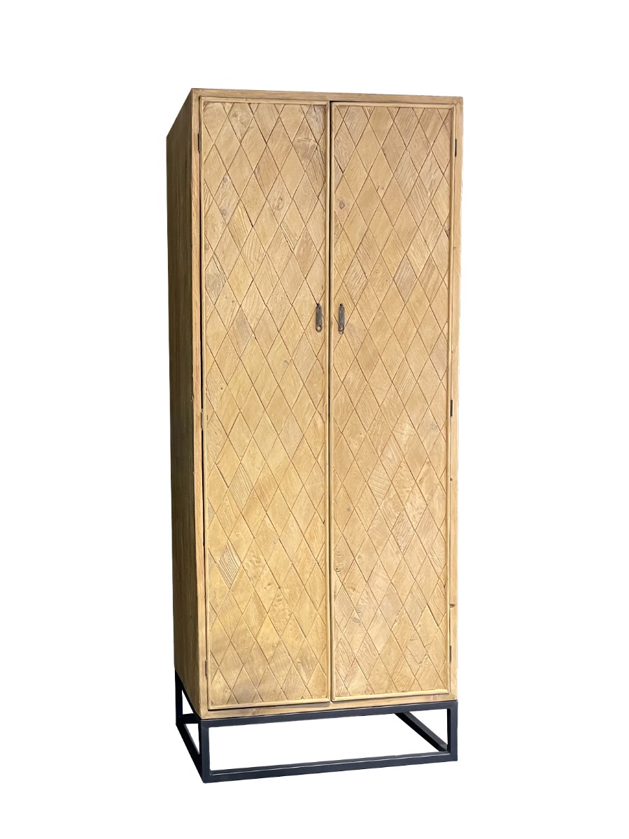 Livingfurn - Kabinetkast - Icons Cabinet Elm 210cm - Bruin