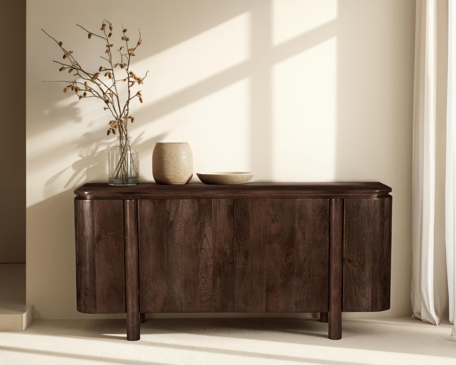 Livingfurn - Dressoir - Salano Brown 170 cm - Bruin