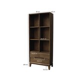 Livingfurn - Boekenkast - Cortez 83 cm - Bruin