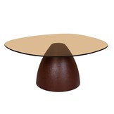 Brix - Salontafel - Brix Mylon Burgundy 86cm - Bruin