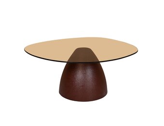 Brix - Salontafel - Brix Mylon Burgundy 86cm - Bruin