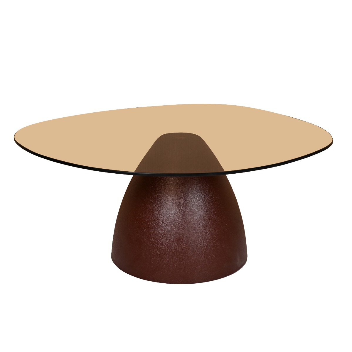 Brix - Salontafel - Brix Mylon Burgundy 86cm - Bruin