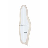 Brix - Spiegel - Brix Olivia Off White - Wit