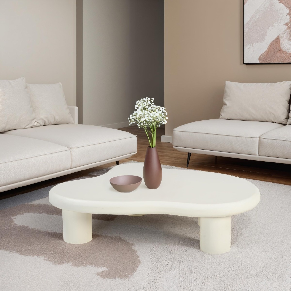 Brix - Salontafel - Brix Feline Sandy - Beige