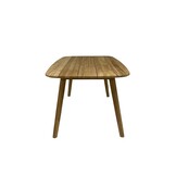 Livingfurn - Tuintafel - Lugano 180cm - Bruin