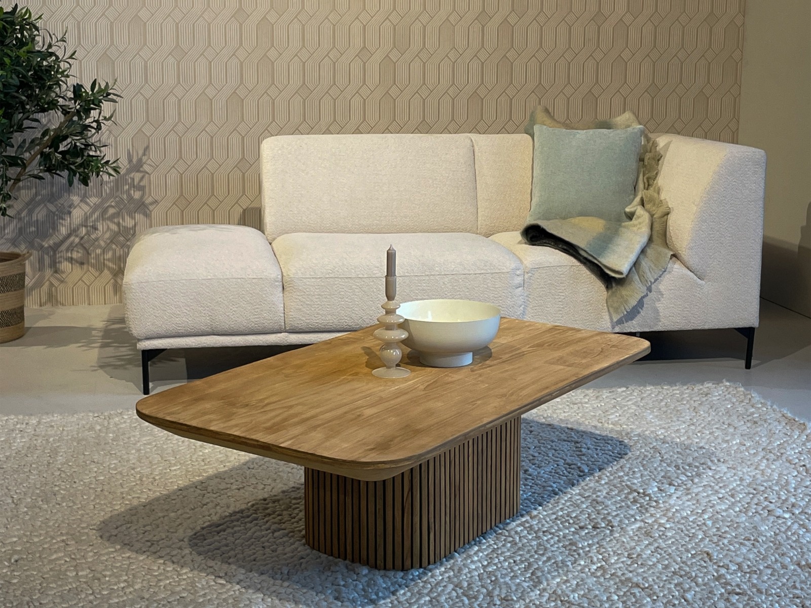 Livingfurn - Salontafel - Lausanne 120cm - Bruin