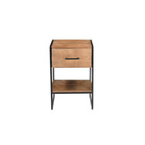 Livingfurn - Salontafel - Elin 40cm - Bruin, Zwart