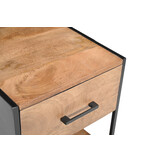 Livingfurn - Salontafel - Elin 40cm - Bruin, Zwart