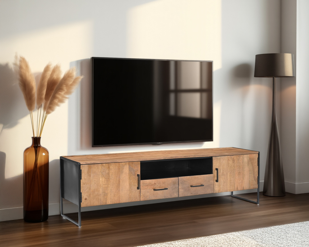 Livingfurn - Tv-meubel - Elin 180cm - Bruin