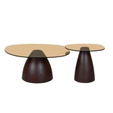 Brix - Salontafel - Brix Mylon Brown 86cm - Bruin