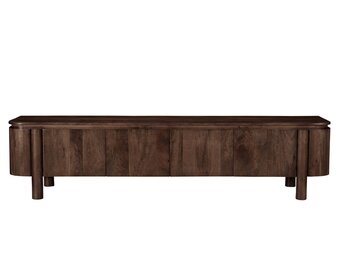 Livingfurn - Tv-meubel - Salano Brown 210 cm - Bruin