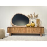 Livingfurn - Tv-meubel - Salano 210 cm - Bruin