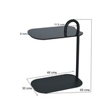 Brix - Bijzettafel - Brix Amy Black - Zwart