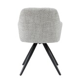 Livingfurn - Eetkamerstoel - Tommy Bisque Oasis - Beige - Set van 2