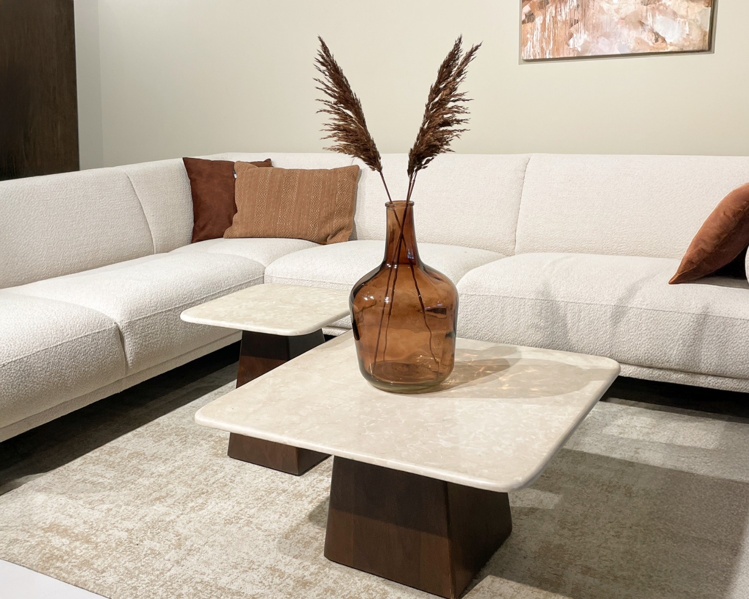 Brix - Salontafel - Brix Bottecino 75cm - Beige