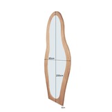 Brix - Spiegel - Brix Olivia Almond - Bruin