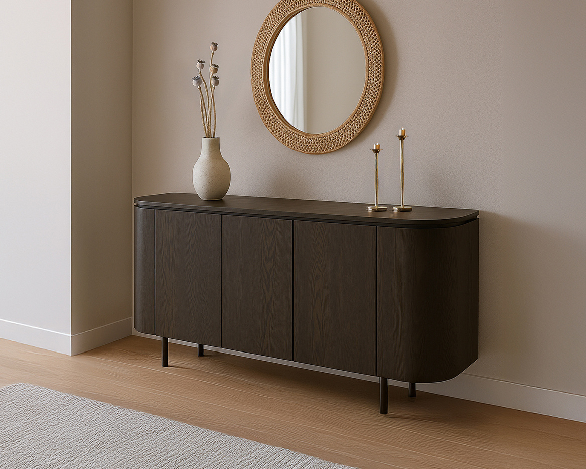 Livingfurn - Dressoir - Tobago Espresso 170cm - Bruin