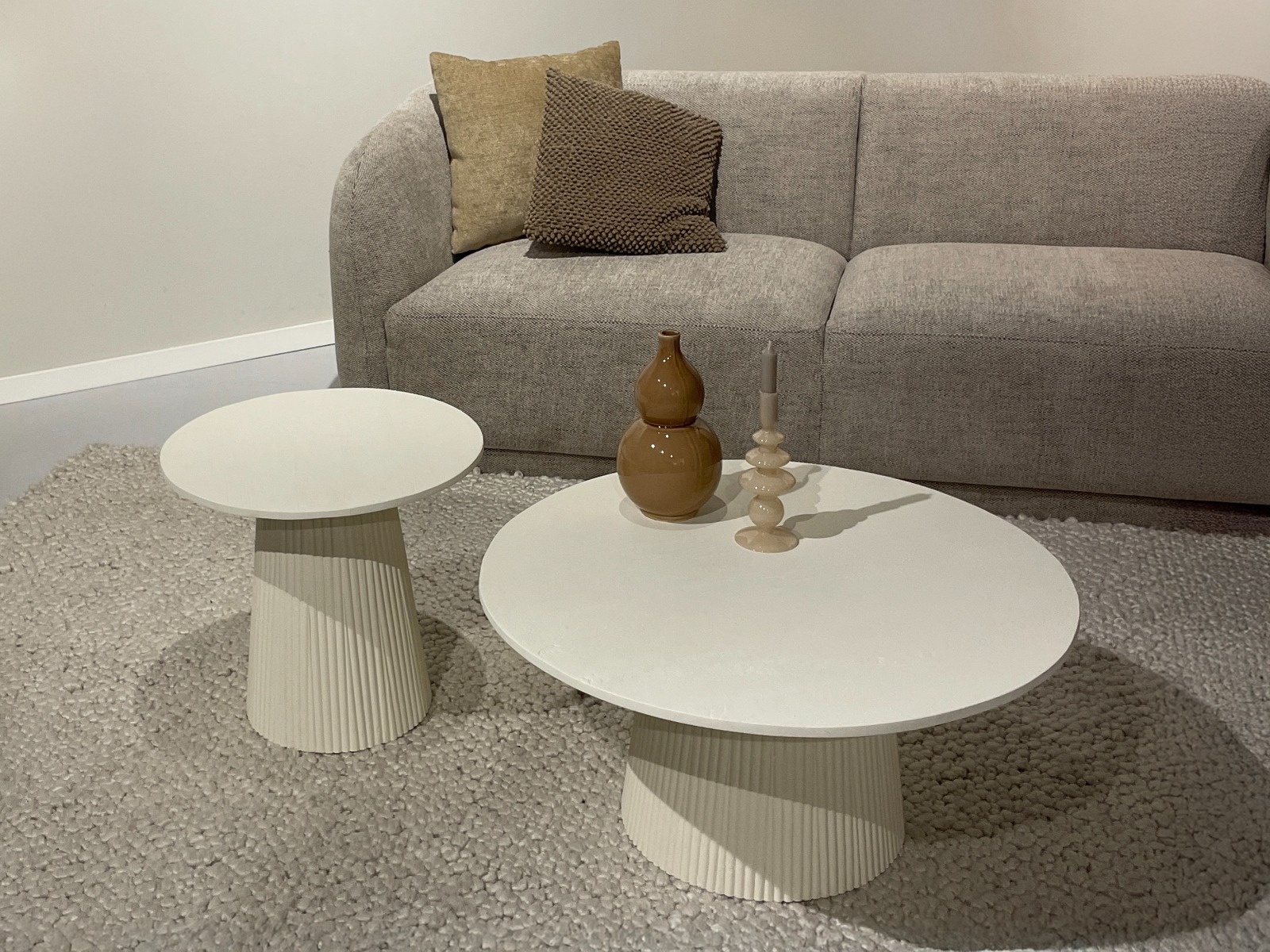Livingfurn - Salontafel - Patrice 80cm - Beige