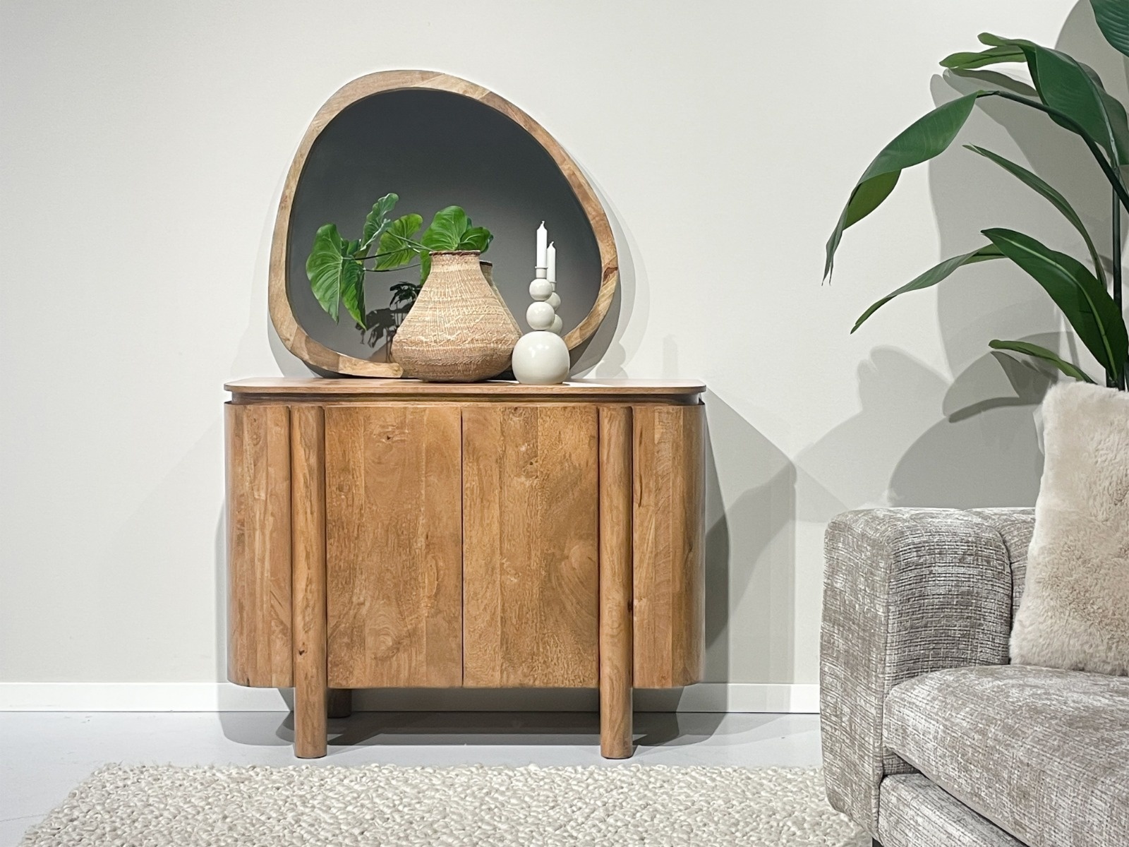 Livingfurn - Dressoir - Salano 105cm - Bruin