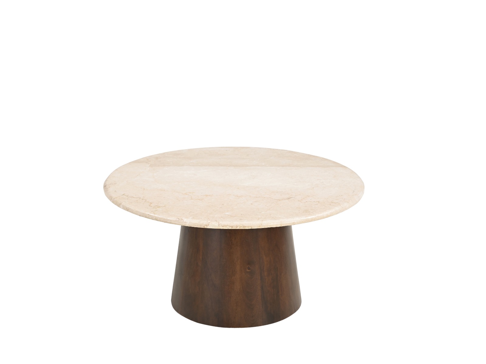 Brix - Salontafel - Brix Bottecino rond 75cm - Beige