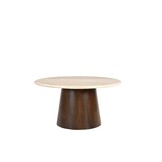 Brix - Salontafel - Brix Bottecino rond 75cm - Beige