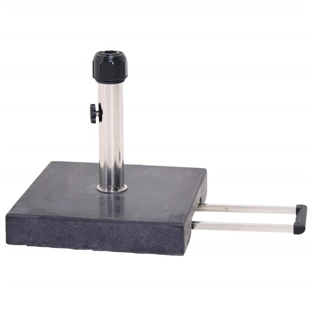 ZOMER-Sens-Line - Parasolfeet 30kg With Trolleysystem - Zwart