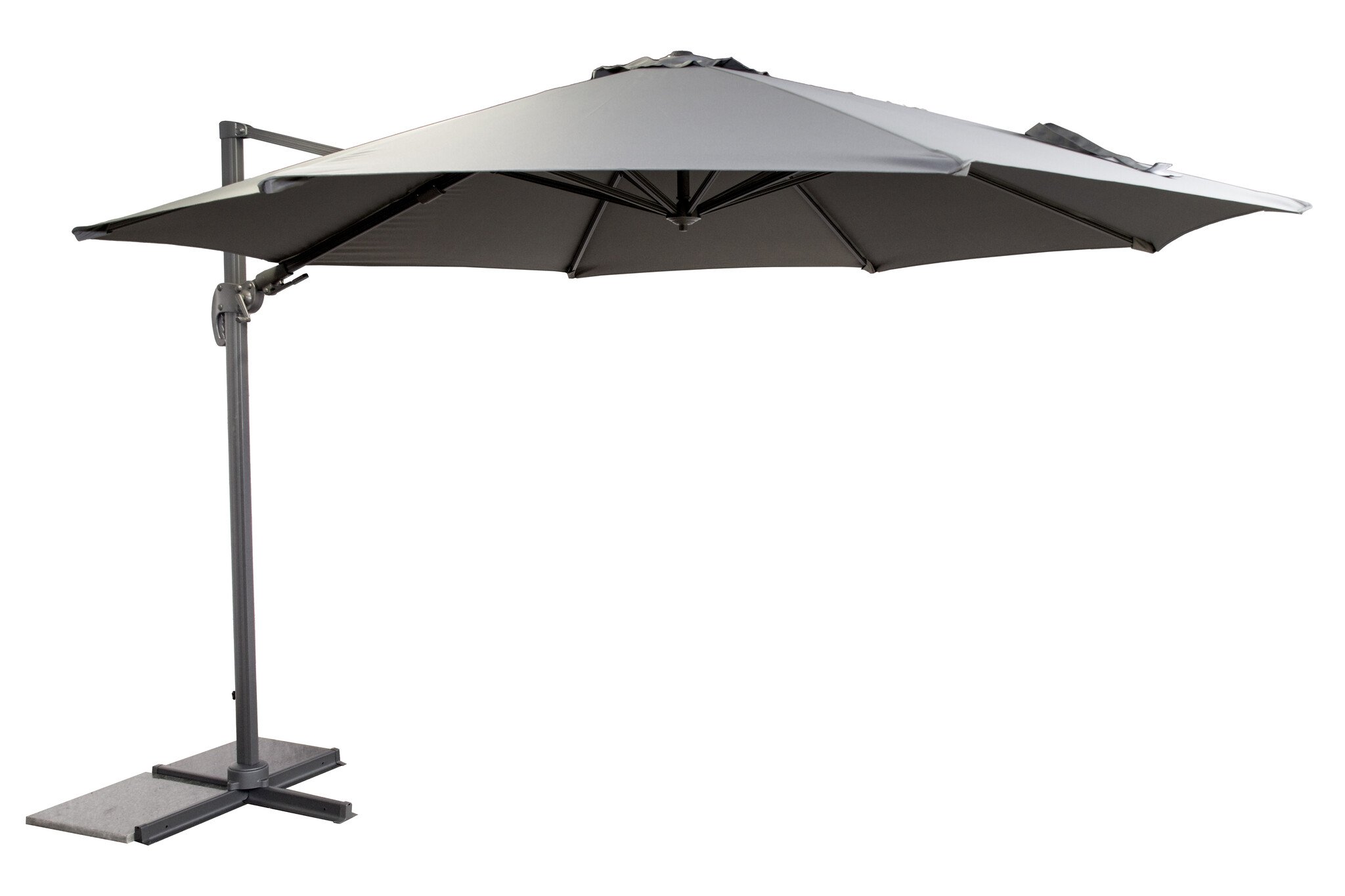ZOMER-Sens-Line - Barbados Parasol - Ø3,5m - Grijs