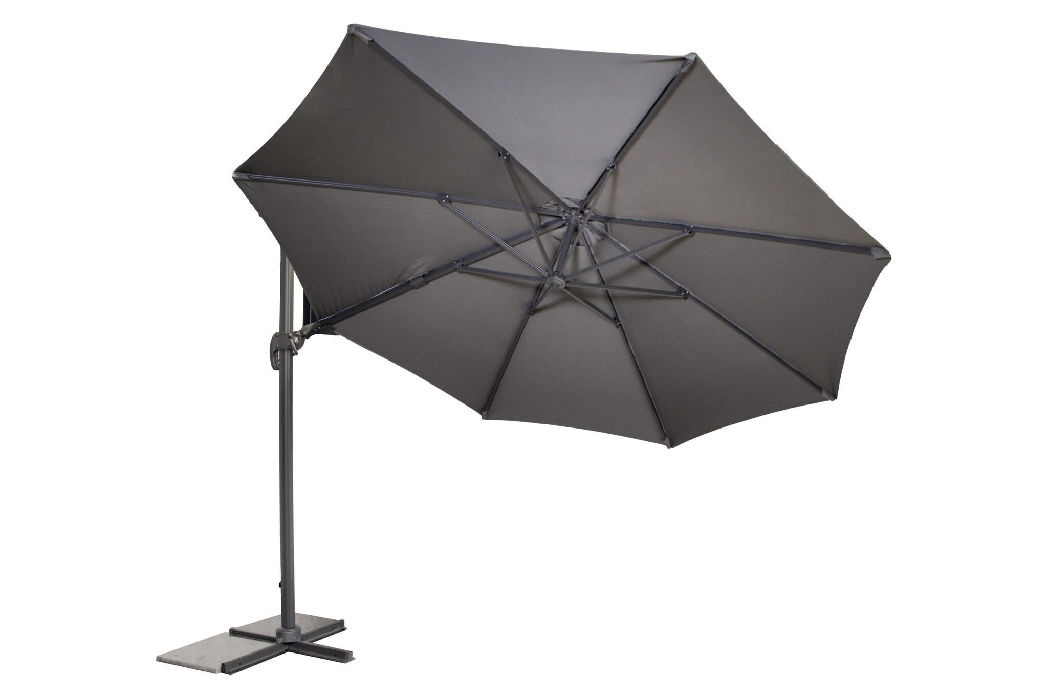 ZOMER-Sens-Line - Barbados Parasol - Ø3,5m - Grijs