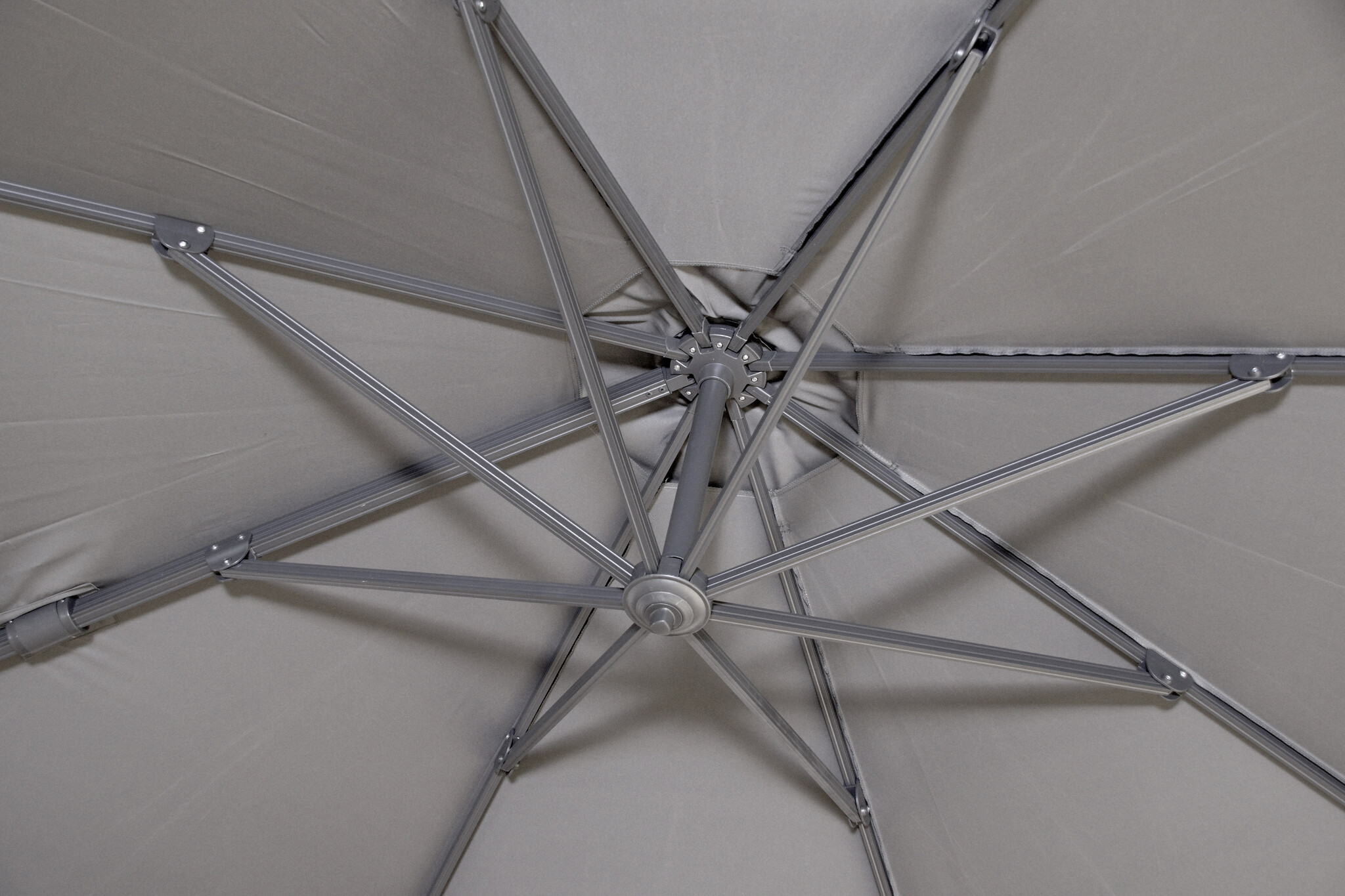 ZOMER-Sens-Line - Barbados Parasol - Ø3,5m - Grijs