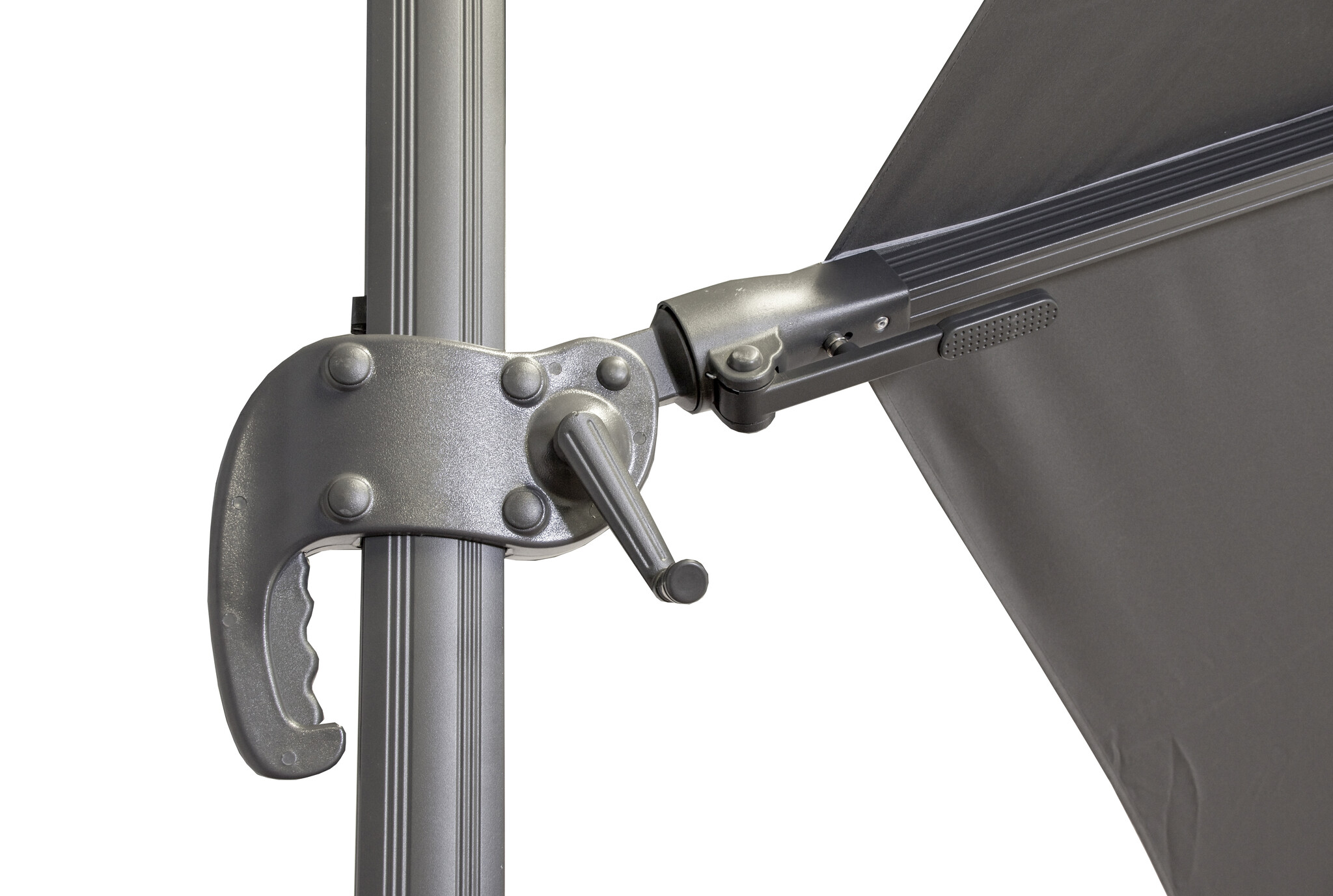 ZOMER-Sens-Line - Barbados Parasol - Ø3,5m - Grijs