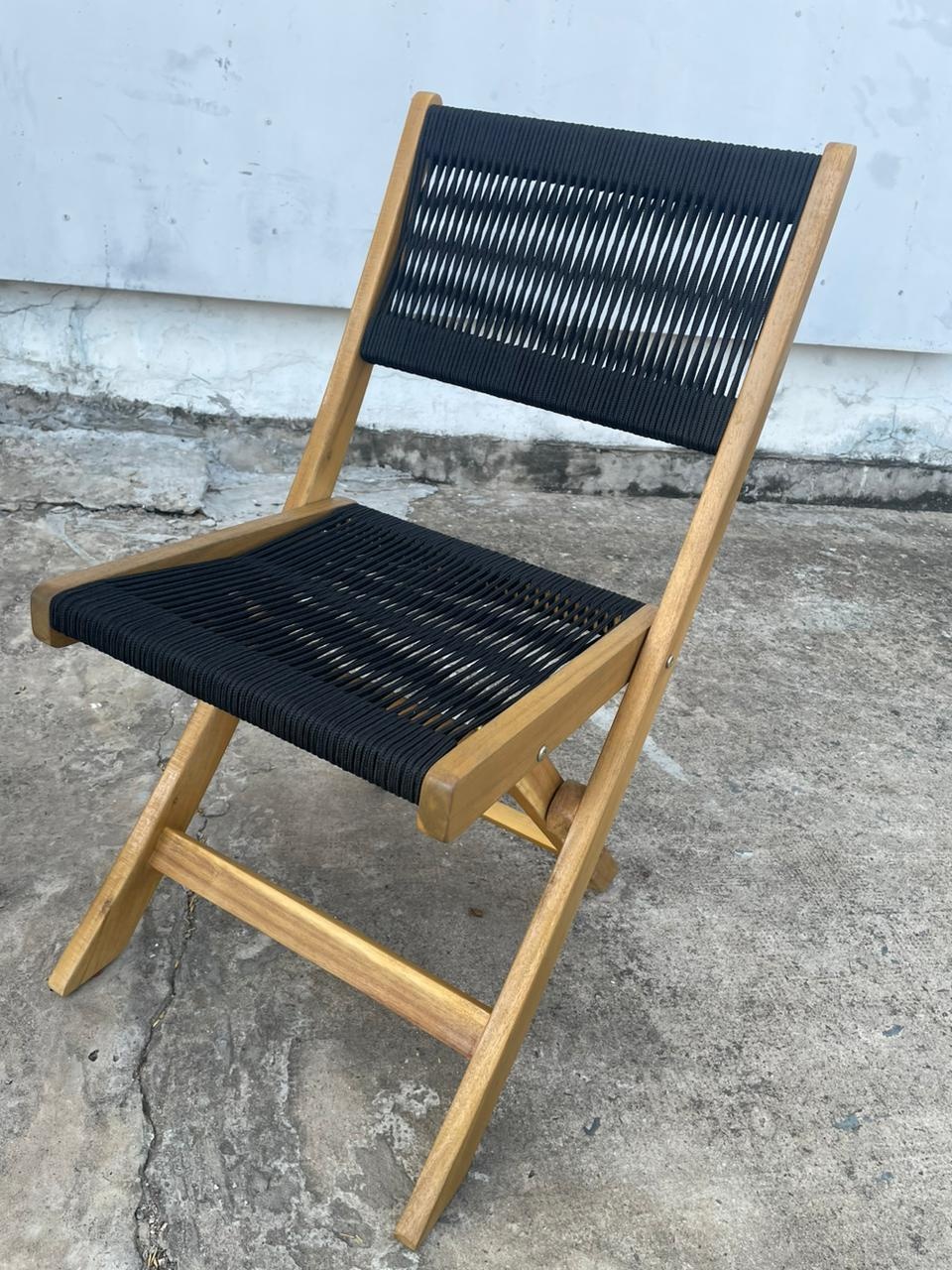 ZOMER-Sens-Line - Lanzarote Bistroset - Zwart en Bruin - 3-delig