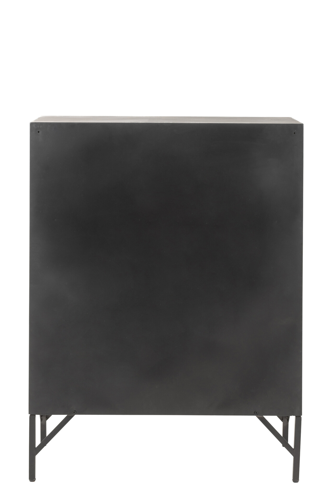 J-Line - Kast 9 Deuren Metaal Zwart - 86x41x113.5cm