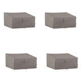 Madison - Garden bench cover 130x75x65 grey - 4 stuks