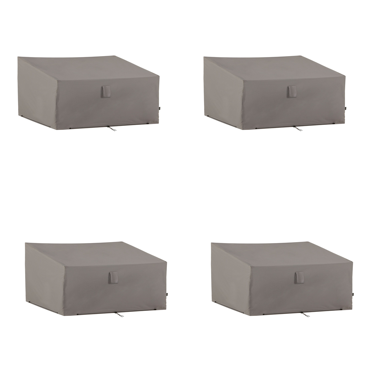 Madison - Garden bench cover 130x75x65 grey - 4 stuks