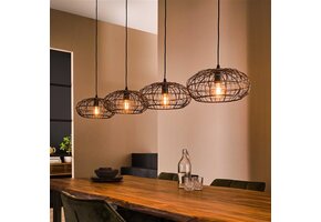 Hoyz - Hanglamp 4L Connect XL - Zwart bruin