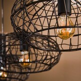 Hoyz - Hanglamp 4L Connect XL - Zwart bruin