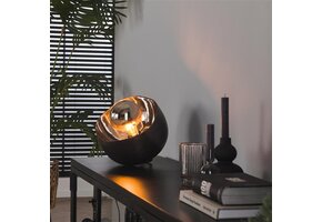 Hoyz - Tafellamp Ø28 mirror / Zwart nikkel