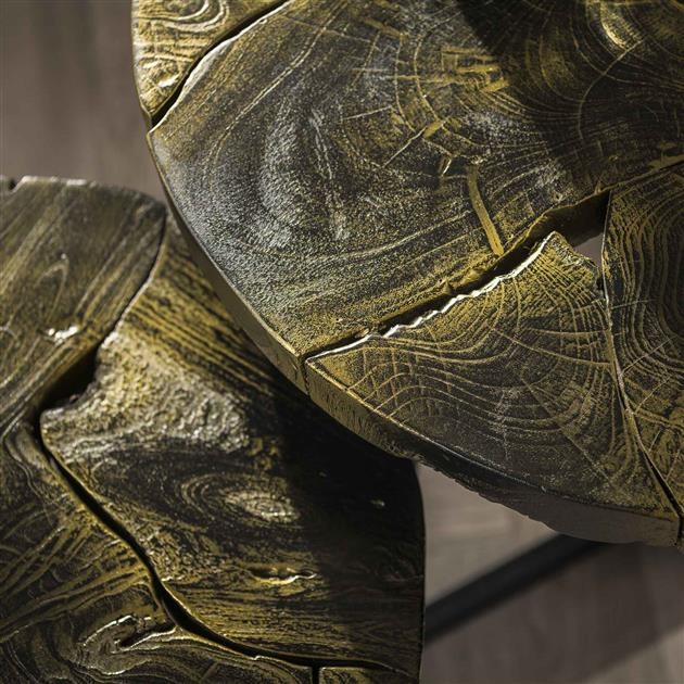 Hoyz Collection - Salontafel set van 2 - Zwart/Goud