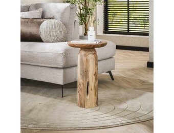 Hoyz Collection - Bijzettafel River Solid XL - Massief Acacia Naturel